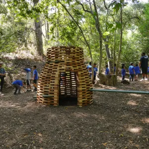 Boys & Girls Club kids at The Hives casitas