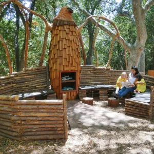 Acorn Adventurers Summer Campers at the Hawks Nest Casita