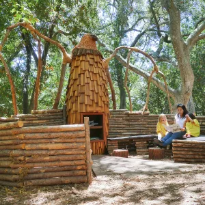 Acorn Adventurers Summer Campers at the Hawks Nest Casita