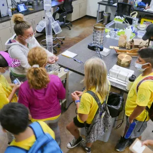 Jr. Naturalist Summer Camp Seed Cleaning Activity