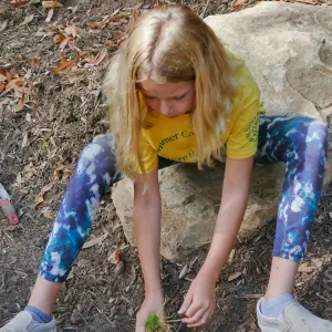 Jr. Naturalist Summer Camp Planting Activity