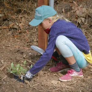 Jr. Naturalist Summer Camp Planting Activity