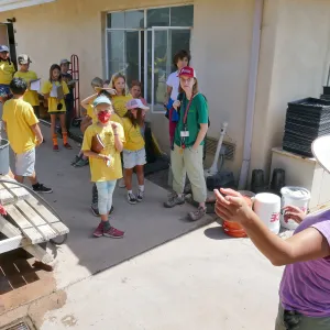 Jr. Naturalist Summer Camp Horticulture Unit Tour
