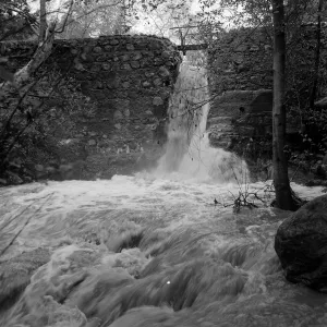 Early view of Mission Dam