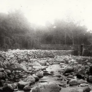 View Above Mission Dam, circa 1880s?
