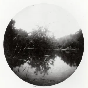 pool above Mission Dam, circa 1890