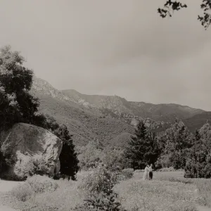 SBBG, Blaksley Boulder and Meadow, Mountain view