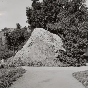 SBBG, Blaksley Boulder (with Tunnel Road hillside behind)