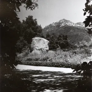 SBBG, Blaksley Boulder, mountain view