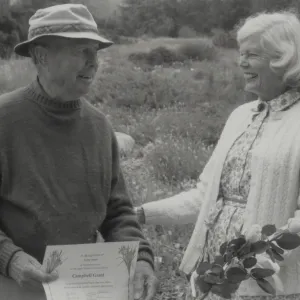 Campbell Grant and Lou Grant at the 1991 Volunteer Luncheon