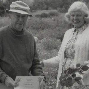 Campbell Grant and Lou Grant 1991