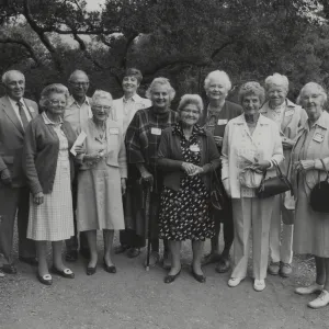Garden Volunteers at the Volunteer Picnic 1986