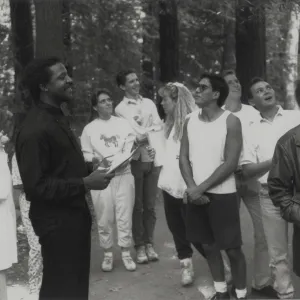 students in the Redwoods