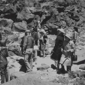 Desert field trip to Coso Range, Spring 1969