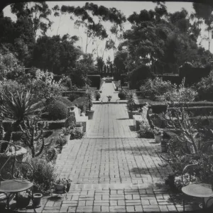 'El Hogar' where both Spanish style house and garden were designed by George Washington Smith