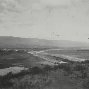 Santa Barbara coastline, circa 1880