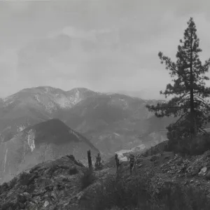 Backpackers, northwest slope Little Pine