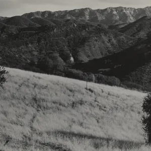 Romo Potrero on Sanata Cruz creek watershed, West Bigpine on horizon