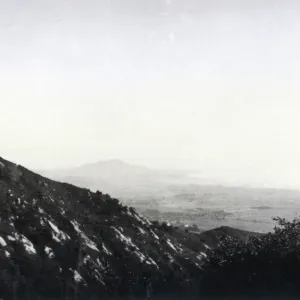 Historic photo of Hay Hill, coastal view toward Carpinteria
