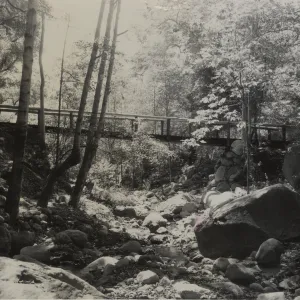 Campbell Bridge span across Mission Creek