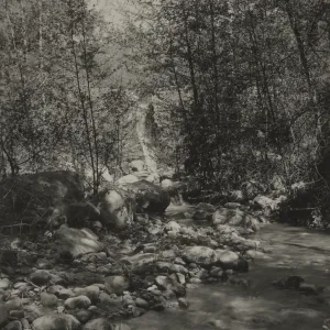 Mission Creek below Mission Dam, 1938