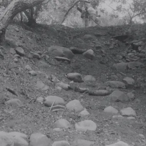 preparing the Indian Steps slope, 1957
