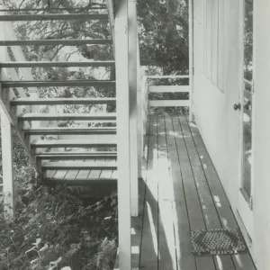 staircase, East Wing annex of the Blaksley Library