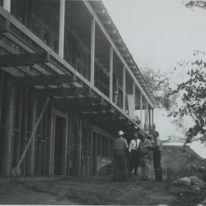 North Wing construction
