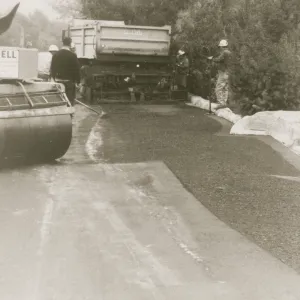 paving the Parking lot, 1968