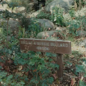 Sellar and Bessie Bullard Brook, sign