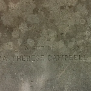 Ina Therese Campbell Bench, 1941, Campbell Trail