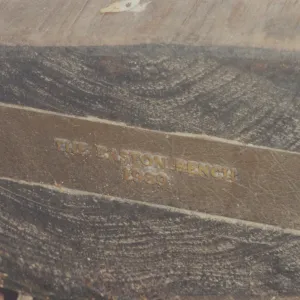 Robert O. Easton Bench, 1989, Island Section, Easton Aqueduct Trail