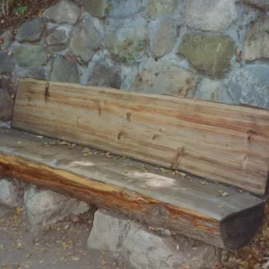 Robert O. Easton Bench, 1989, Island Section, Easton Aqueduct Trail
