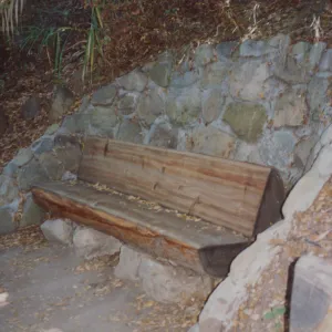 Robert O. Easton Bench, 1989, Island Section, Easton Aqueduct Trail