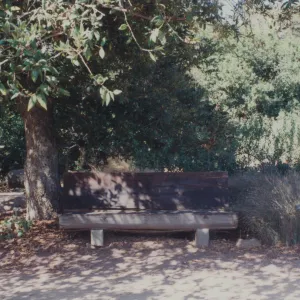 Hilton and Helen Goss Bench, 1979