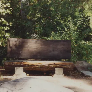 Eunice R. Jones Bench, 1988, Manzanita Section
