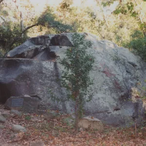 William Lassiter Plaque, 1959, on Lassiter Boulder