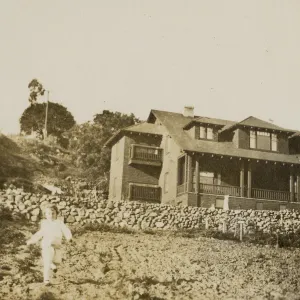 Clarke George at T.M. George home