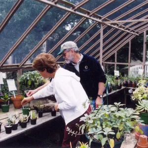 Visitors in nursery