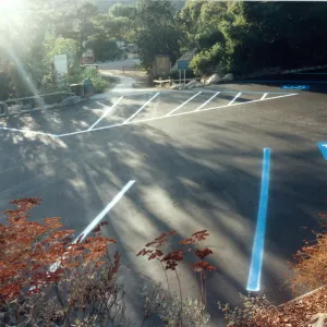 parking lot striping, probably around 1998