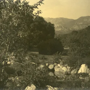 View across pool from Information Center