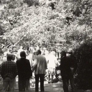 Dedication of Mission Dam railing