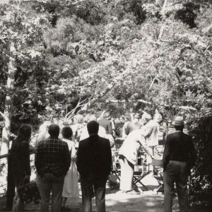 Dedication of Mission Dam railing