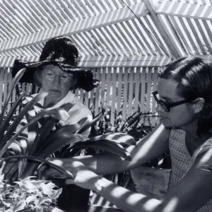 Volunteers - Garden Growers, Stevie Service - left, Lila Sexton - right