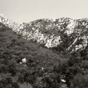 Mission Canyon: Tunnel Trail, spine up to Arlington Peak, Mission Canyon above SBBG