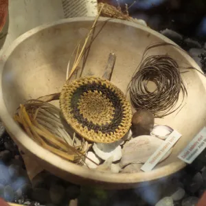 Indian Basketry, Fiber Arts Display