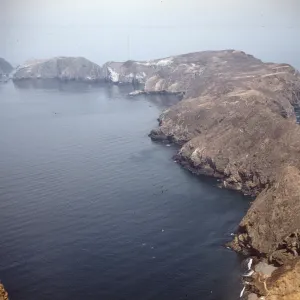 Looking East from West Anacapa to middle and East Islands