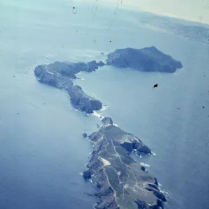 Aerial View, Anacapa Island looking West