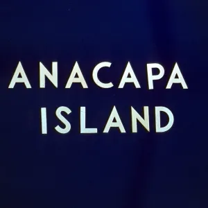 'Anacapa Island' Sign