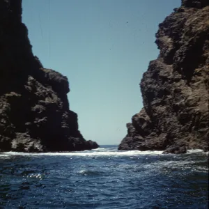 Opening between Middle Anacapa Island and West Anacapa Island